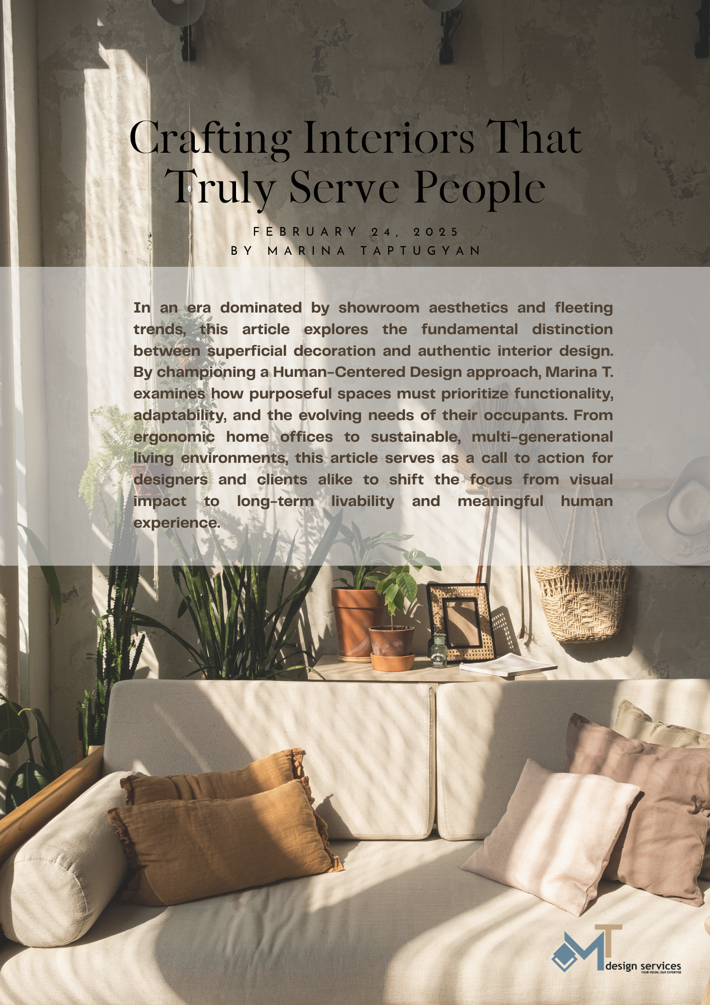 Crafting Interiors That Truly Serve People